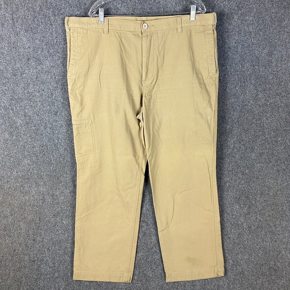 Dockers Utility Pants Men's 42x30 Classic Fit‎ Beige Chino 100% Cotton Adults